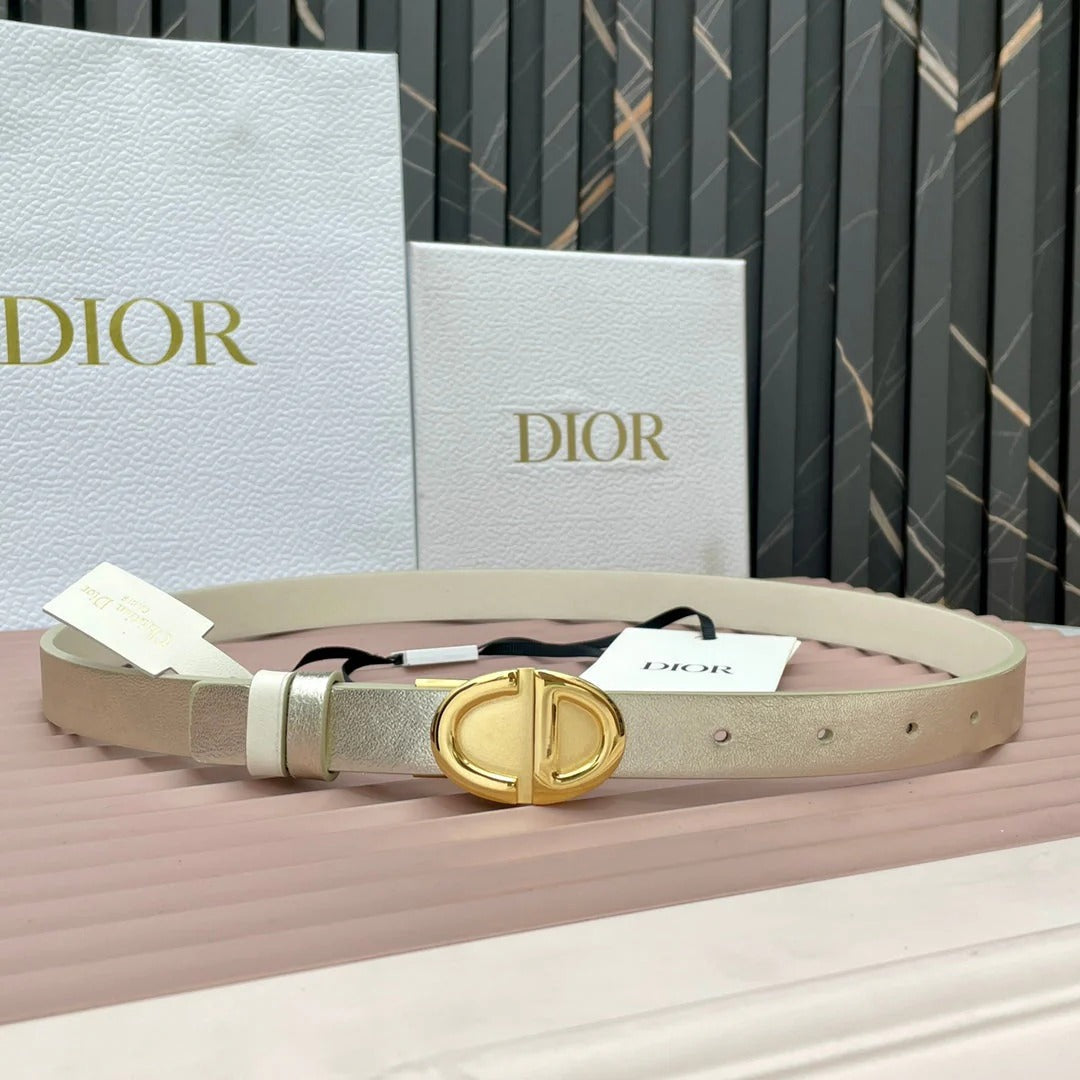 Dior 2026 Montaigne Reversible Belt 2.0cm Smooth Cowhide Leather