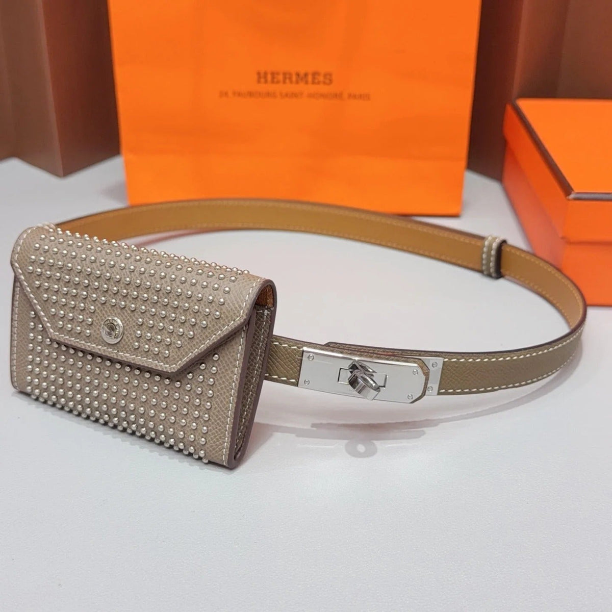 Hermes 2026 Kelly Pocket Belt 18mm Leather 216173