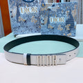 Dior 2026 D-Fence Reversible Belt 3.0cm Calfskin