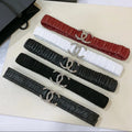 Chanel 2026 Rhinestone Twist Buckle Belt 30mm 208804