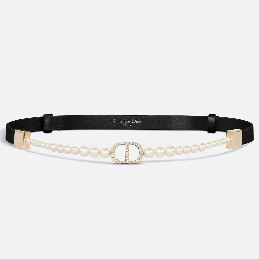 Dior 2026 Montaigne Pearls Belt 18mm 184997