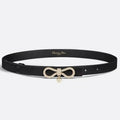 Dior 2026 Le Nœud De Gold Bow Buckle Belt 15mm 184754