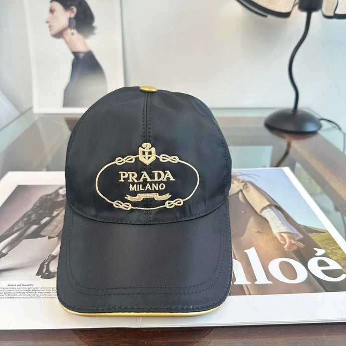 Prada Classic Logo Baseball Cap Cotton 262251