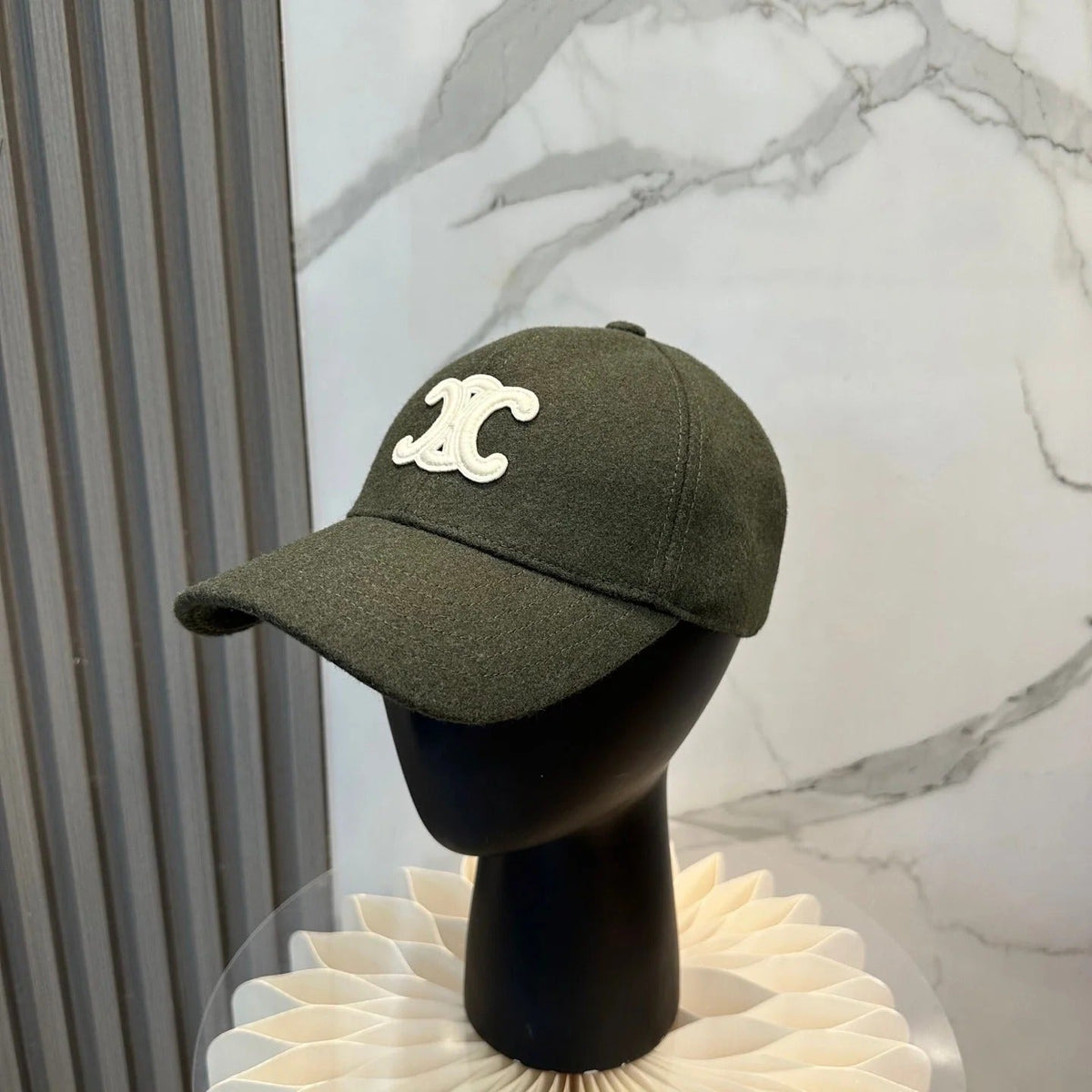 Celine Cashmere Baseball Cap 249987