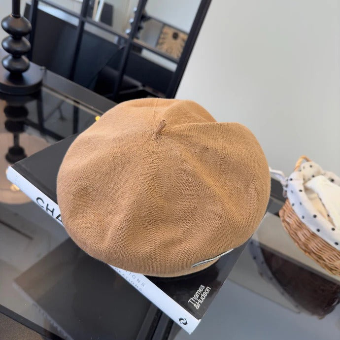 Chanel Beret Brown Cotton 262180