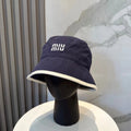 Miumiu Embroidered Two-tone Bucket Hat 229381