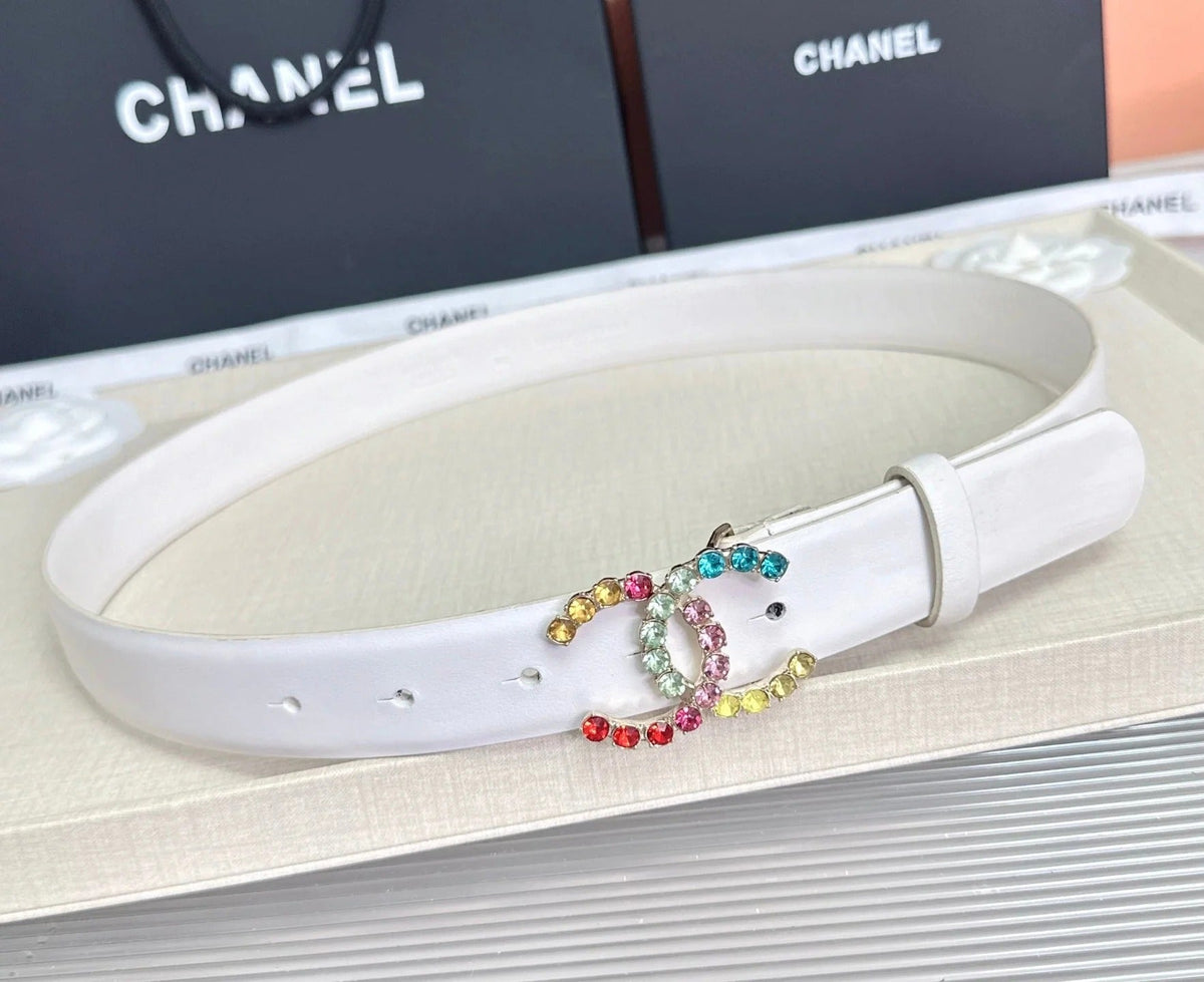 Chanel 2026 Multi-Colored Crystals Belt 30mm 210283