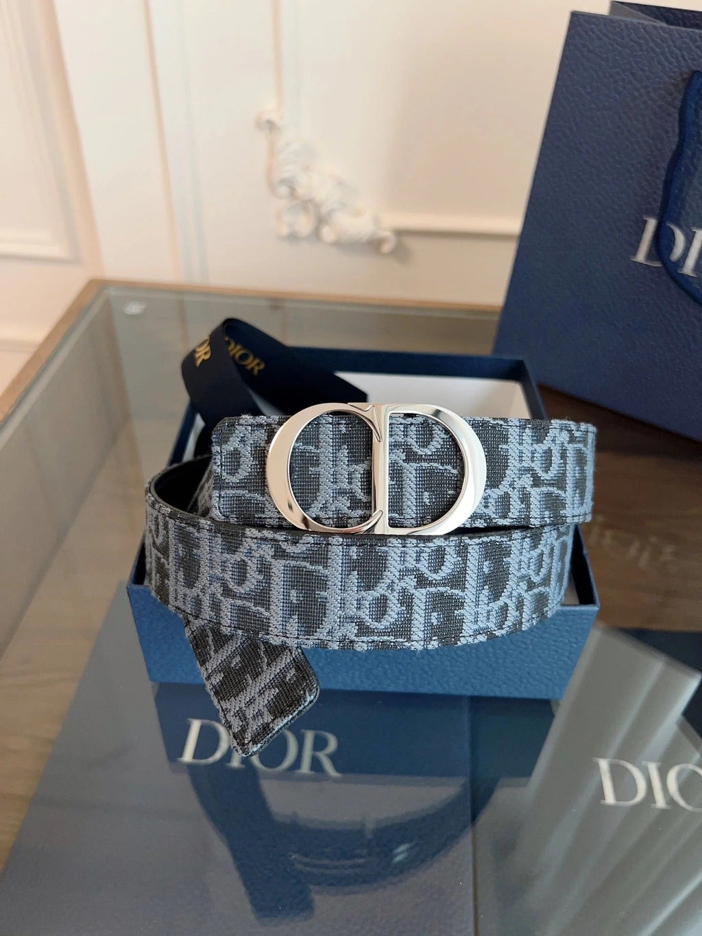Dior 2026 Montaigne Leather Belt 20mm 189888