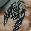 Chanel 26s Scarf 140 In Cashmere Silk 309308