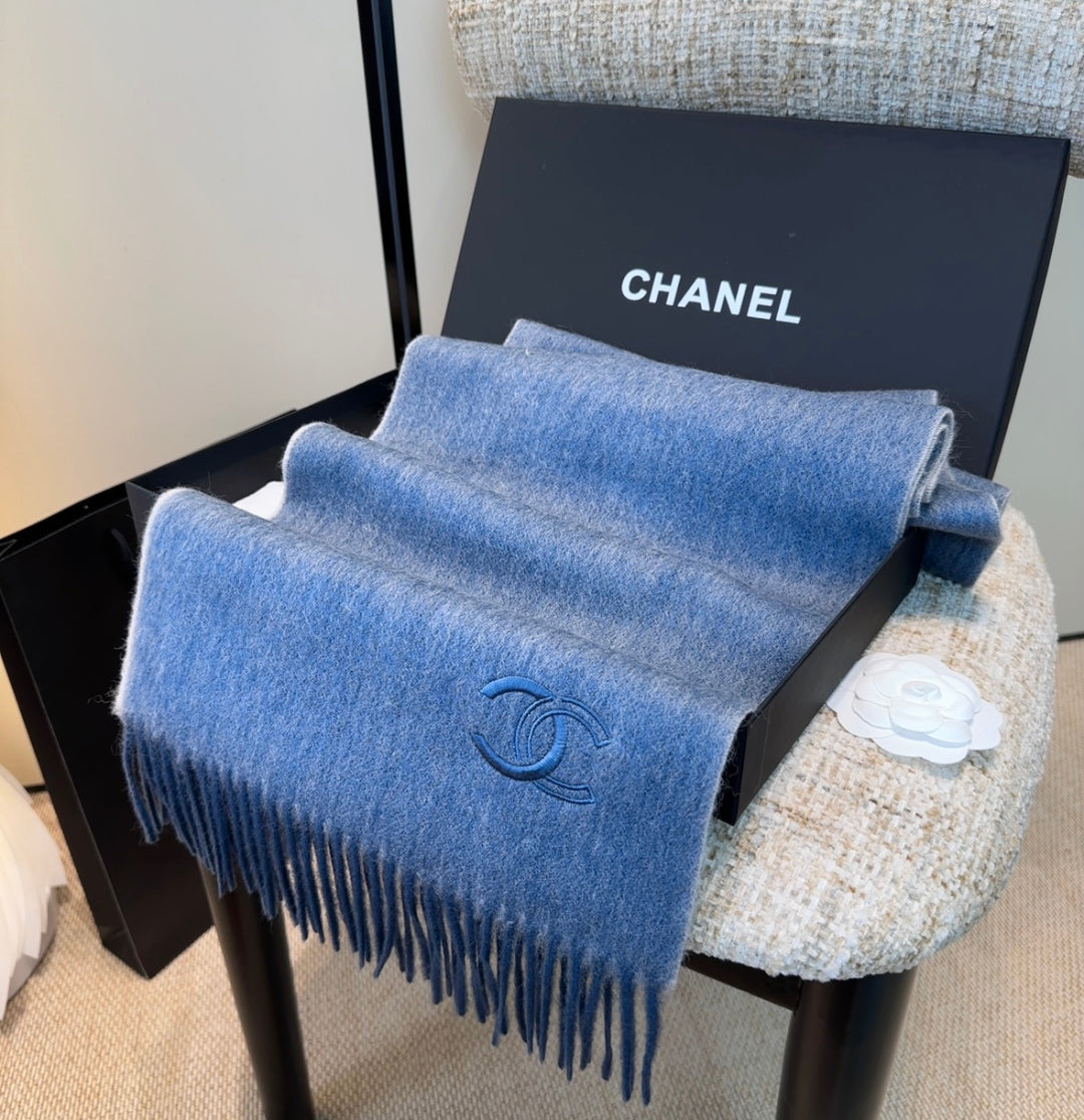 CC Scarf 35*180cm Light Blue Cashmere 207633