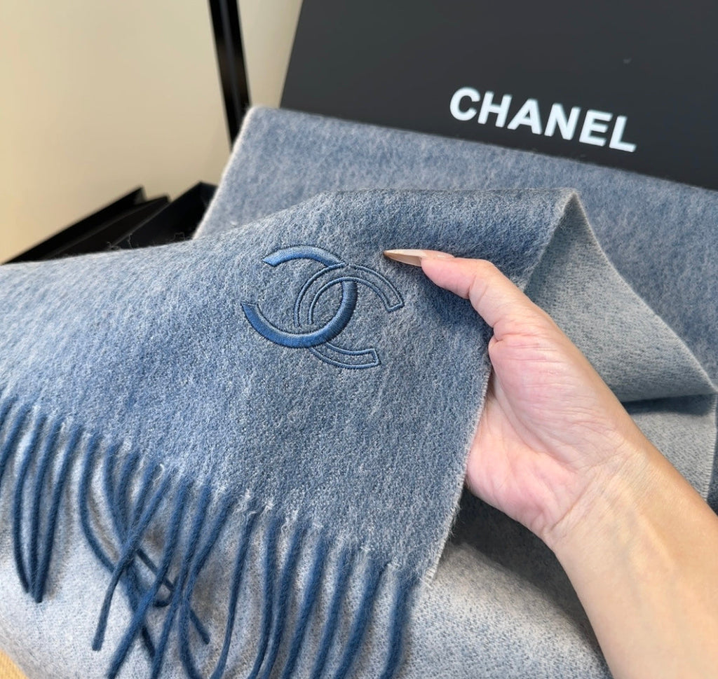 CC Scarf 35*180cm Light Blue Cashmere 207633
