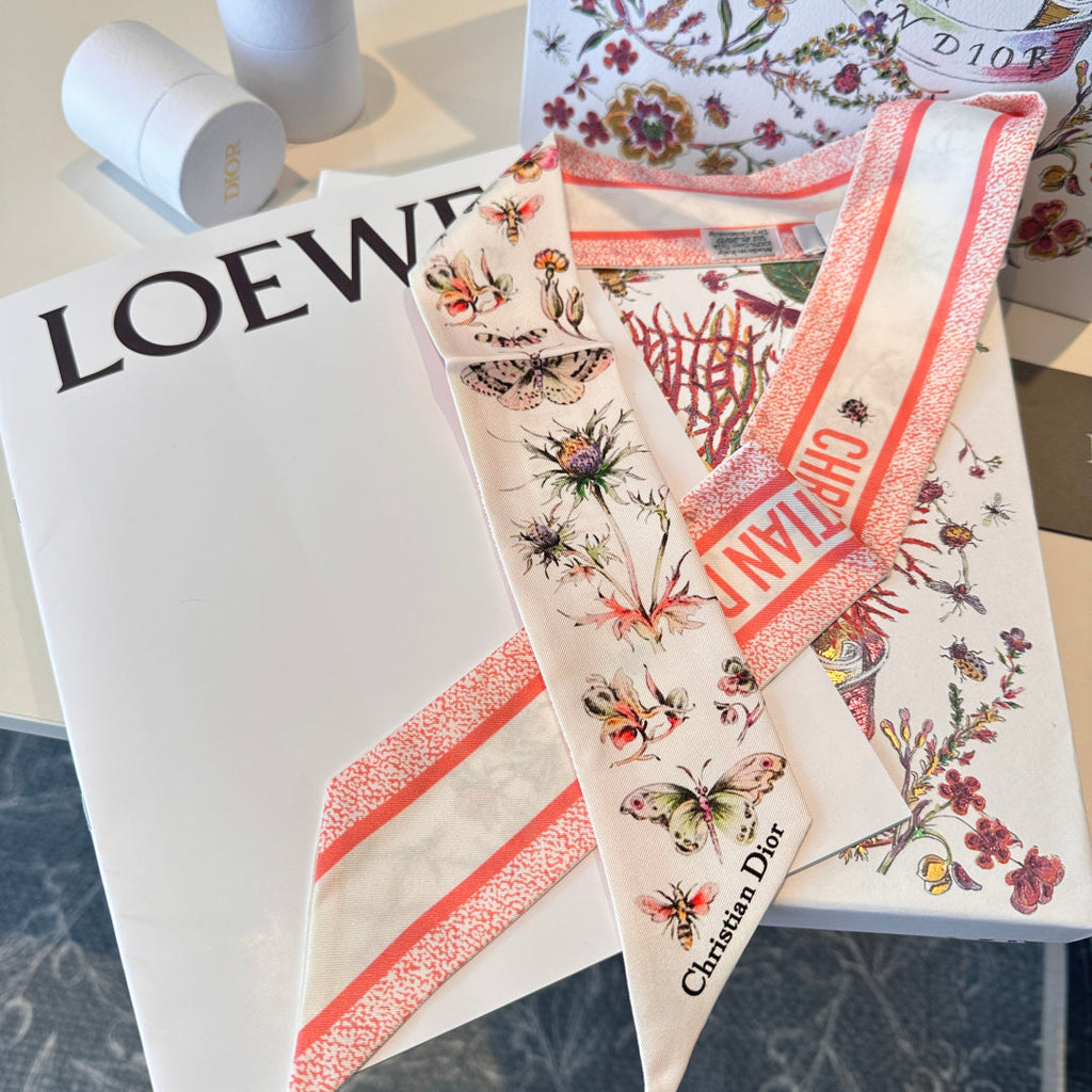Dior 26s Scarf 100cm In Silk 305866