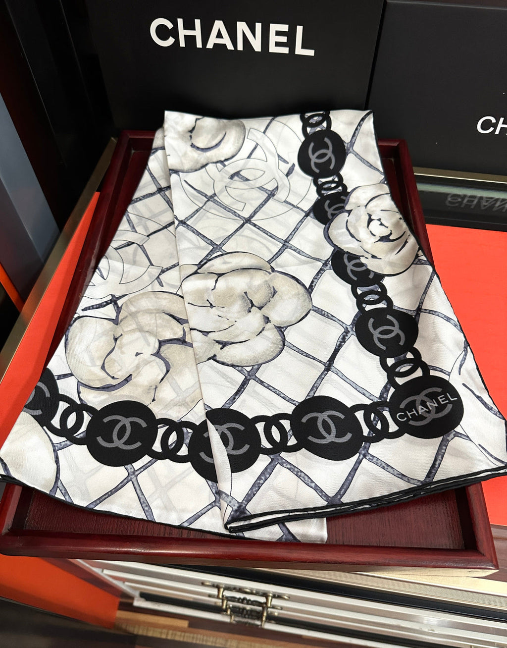 CC Scarf 90x90 Colorful Twill Silk 461773