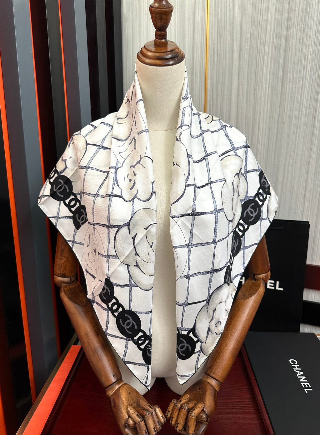 CC Scarf 90x90 Colorful Twill Silk 461773