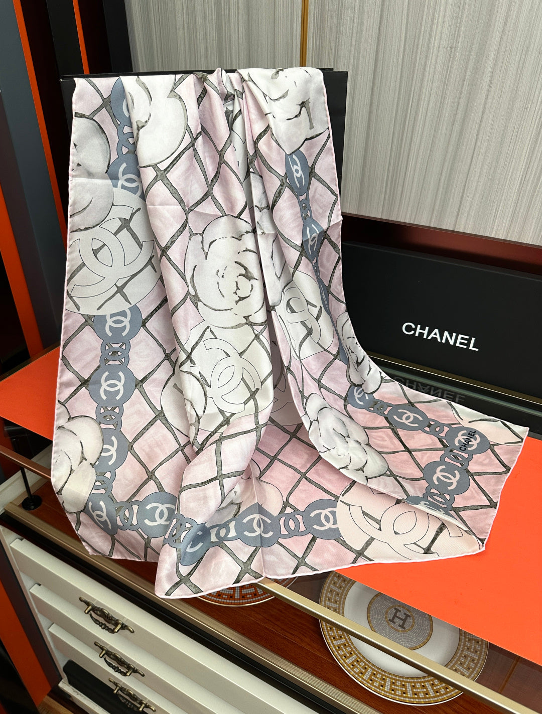 CC Scarf 90x90 Colorful Twill Silk 461772