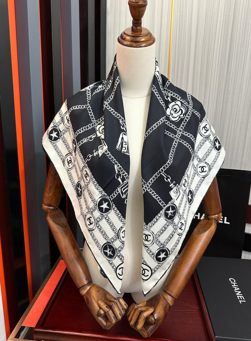 CC Scarf 90x90 Colorful Twill Silk 461769