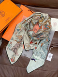 HM 26s Scarf 140 In Cashmere And Silk 304248