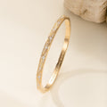 Laurence Gra Signature Pink Gold Diamond Paved Bracelet