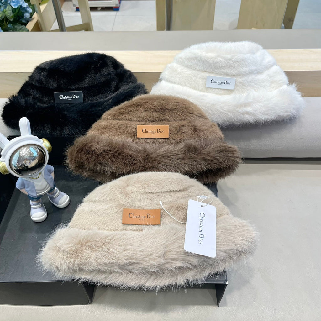 BUCKET HAT IN BROWN MINK FUR 433469