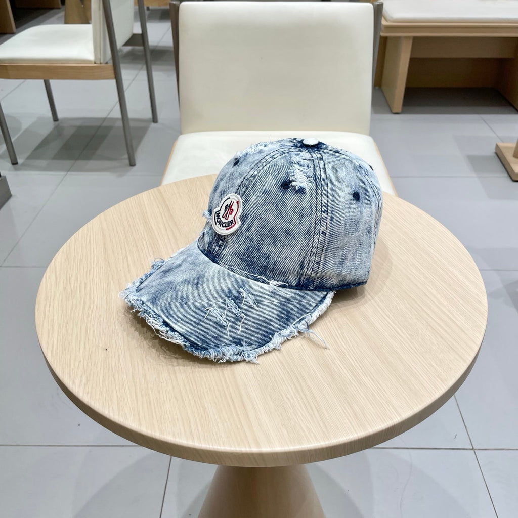 Moncler Logo Denim Hat 205654