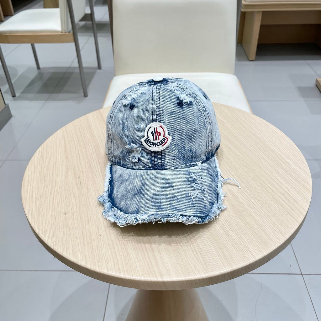 Moncler Logo Denim Hat 205654