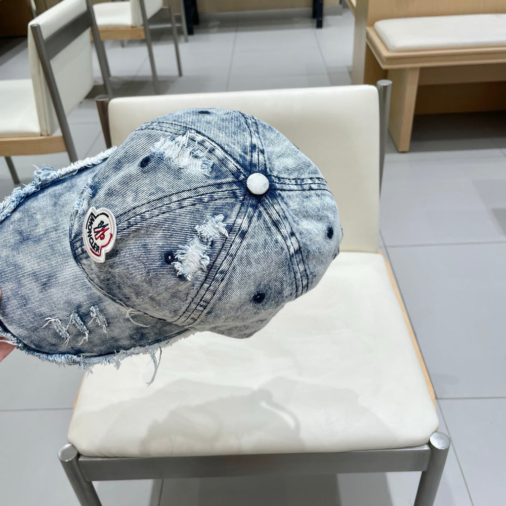 Moncler Logo Denim Hat 205654