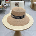 BUCKET HAT 57 CM IN DARK BEIGE RAFFIA 653750