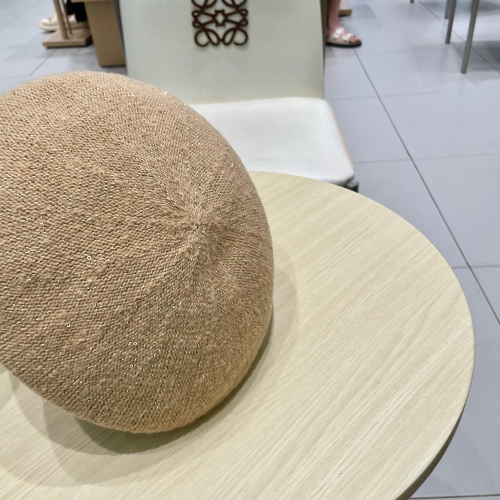 CD Logo Wool Beret Hat 205641