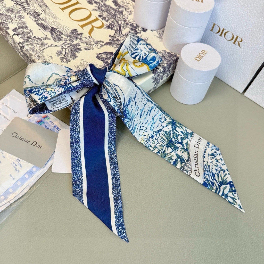 Dior 26s Scarf 100cm In Silk 305845