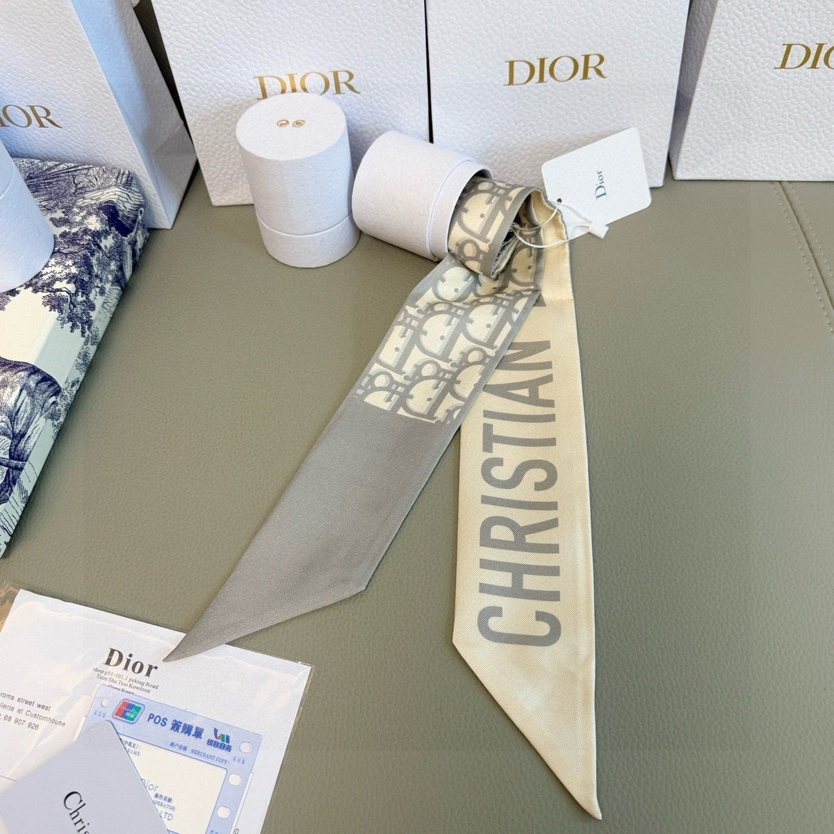 Dior 26s Scarf 100cm In Silk 313135