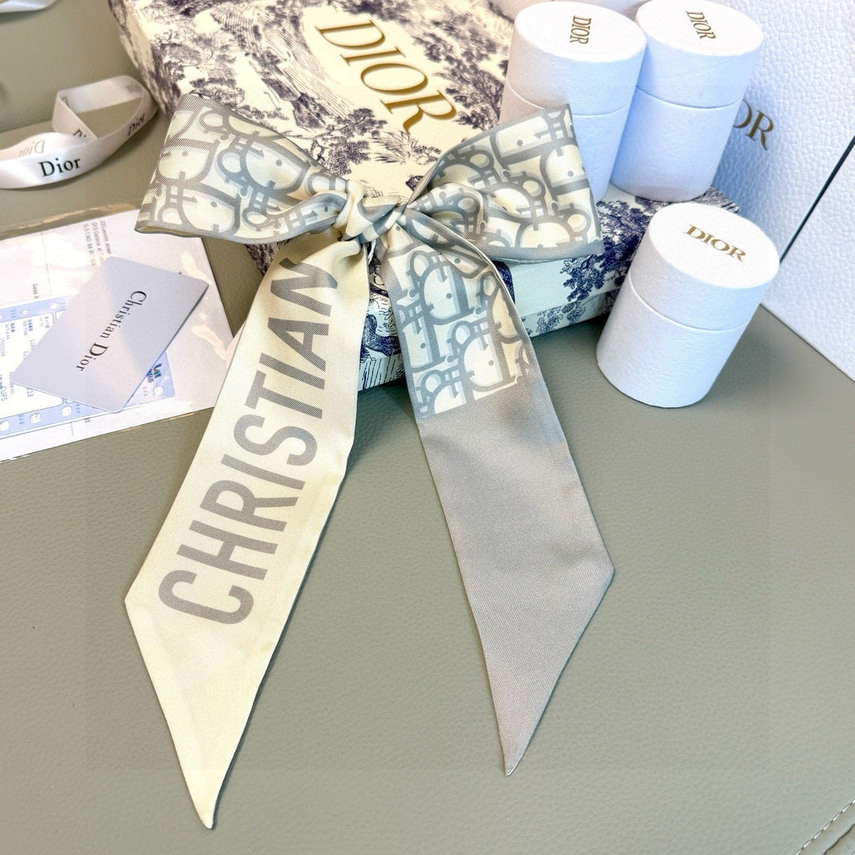 Dior 26s Scarf 100cm In Silk 313135