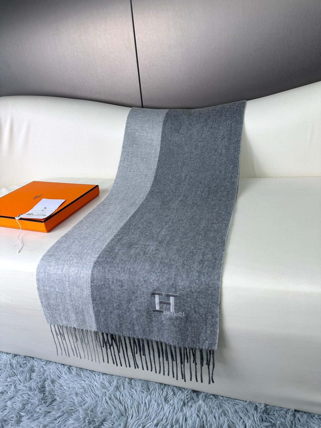 HM 26s Long Scarf 190 In Cashmere 309793