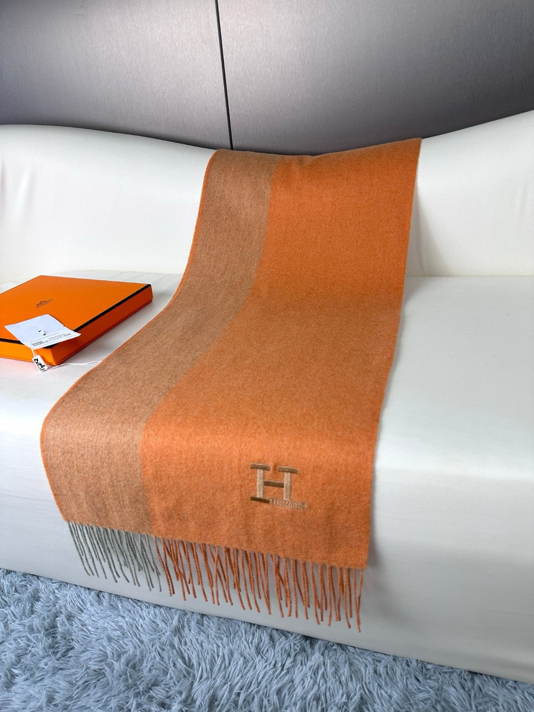 HM 26s Long Scarf 190 In Cashmere 309792