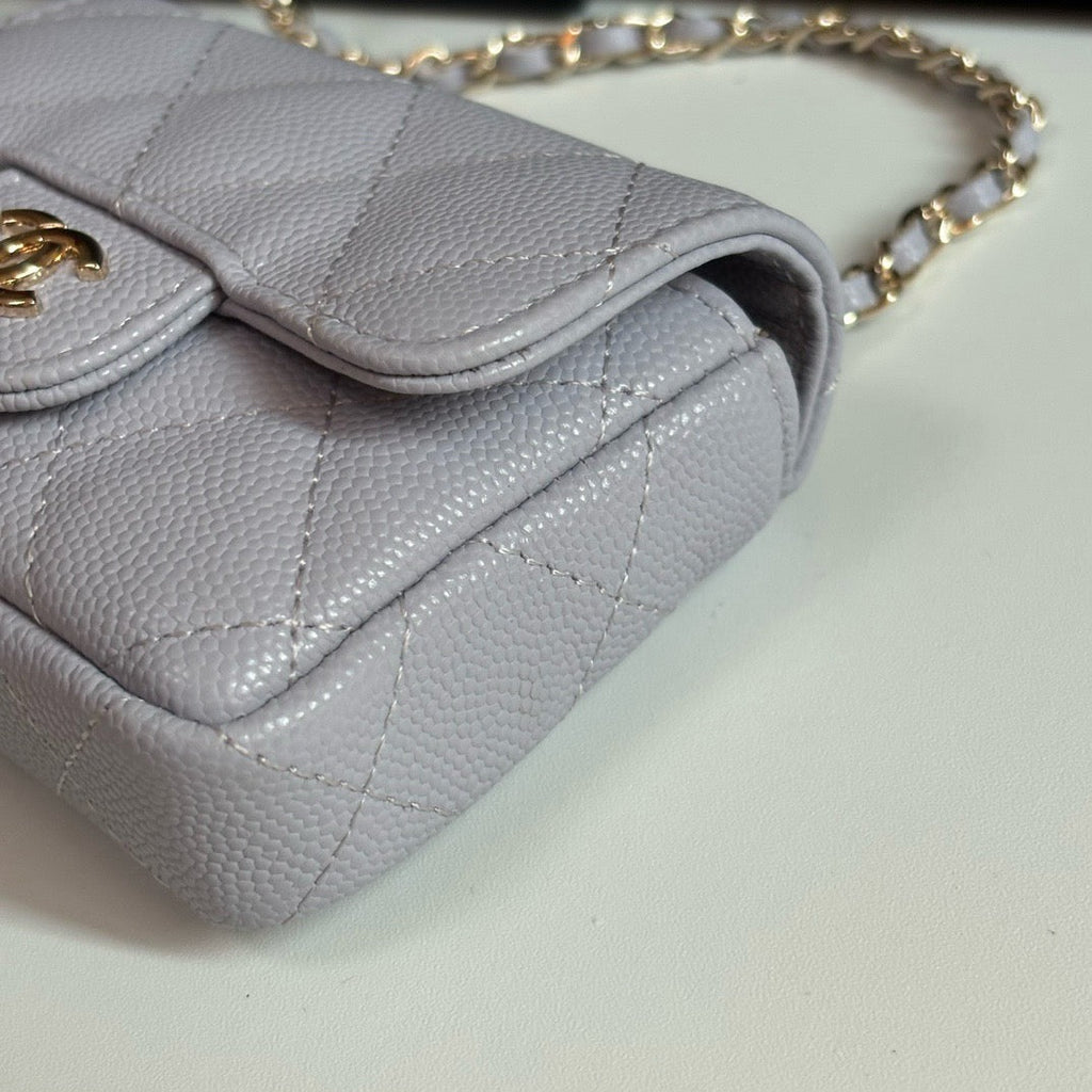 CC 26s Waist Belt Bag Chain Purple Caviar 212337