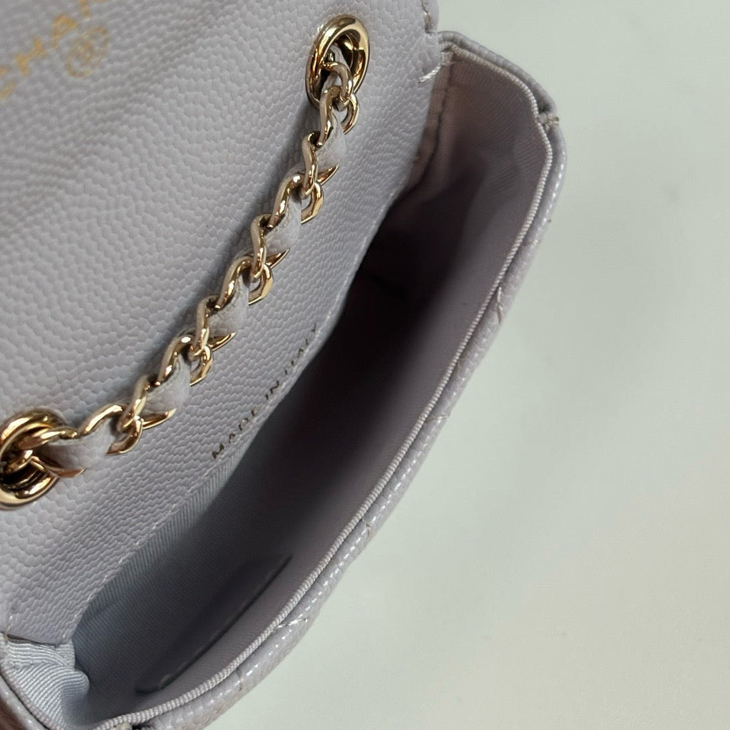 CC 26s Waist Belt Bag Chain Purple Caviar 212337