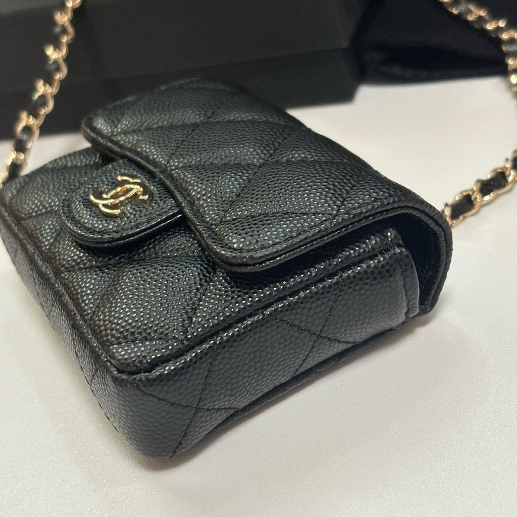 CC 26s Waist Belt Bag Chain Black Caviar GHW 212329