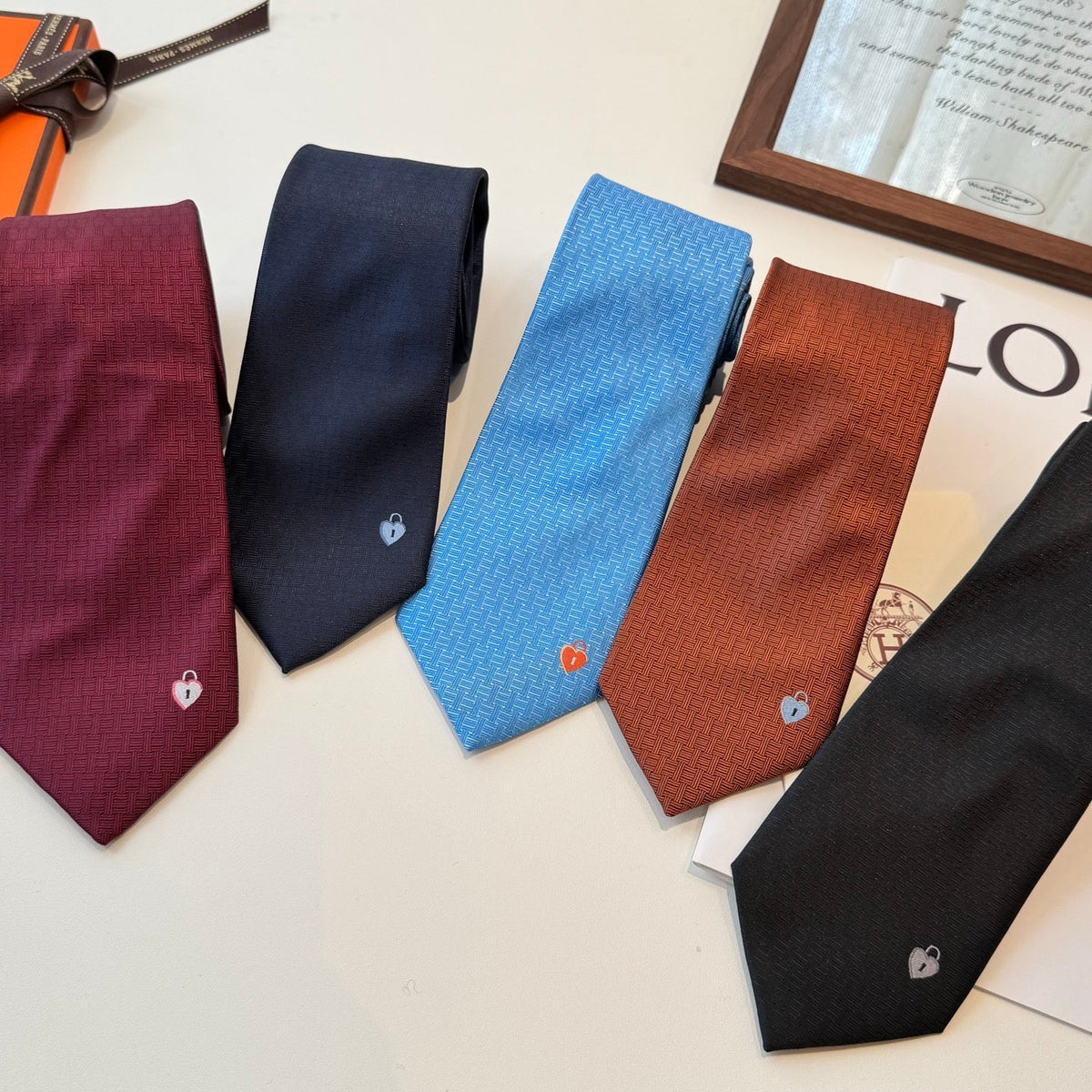 HM Men's Ties Twill Silk 437527