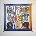 HM 26ss Amazon Scarf 90 Colorful Twill Silk 130280