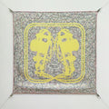 HM Brides de Gala 90cm Lemon Yellow Gray Colorful Silk Twill 173965