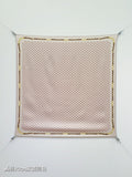 Celine Bandana Scarf 90x90 Beige Colorful Twill Silk 219454