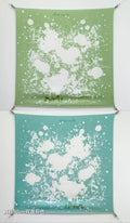 HM Cheval Surprise Scarf 90x90cm Blue Green Silk Twill 223463