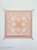HM Mors à Jouets Bandana Scarf 90x90cm Orange Colorful Silk Twill 223467