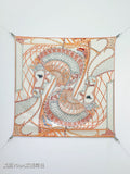 HM 26s Chevaux d'Hephaistos 90x90cm Scarf Twill Silk 402766