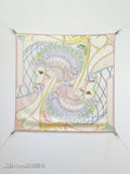 HM 26s Chevaux d'Hephaistos 90x90cm Scarf Twill Silk 402767