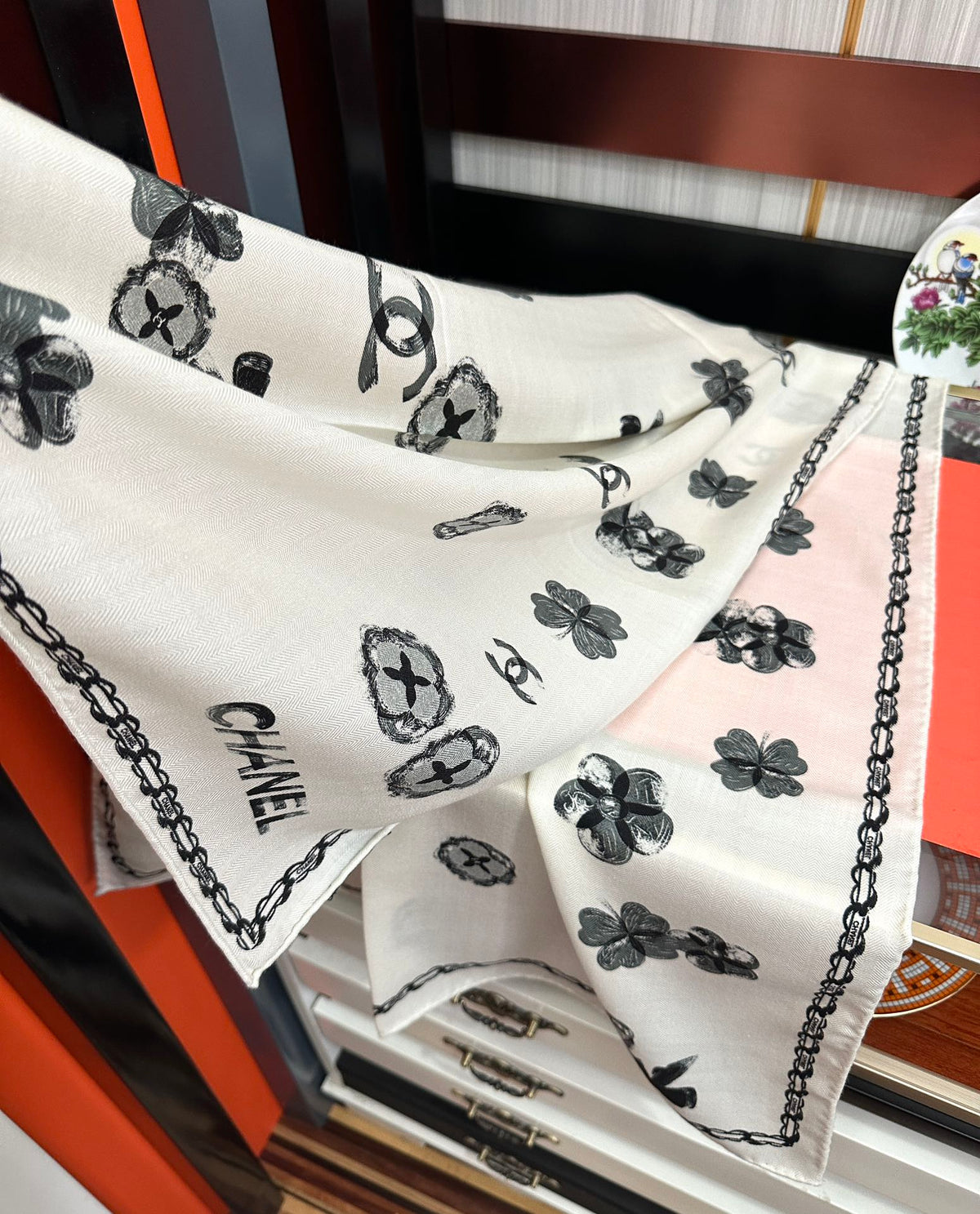 CC Scarf 65x185cm White Cashmere 286306
