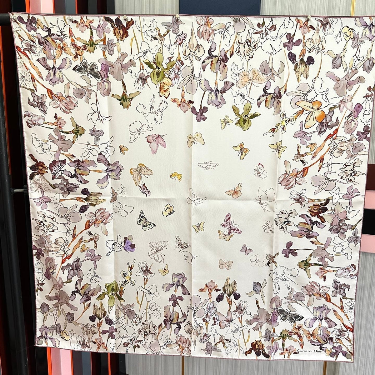 Dior 26s Scarf 90cm Silk 304666