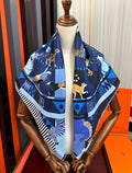 HM Scarf 90x90 Colorful Twill Silk 445032