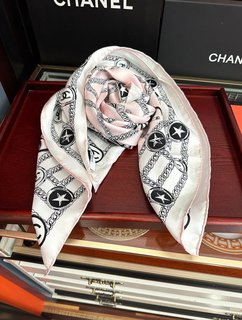 CC Scarf 90x90 Colorful Twill Silk 443156