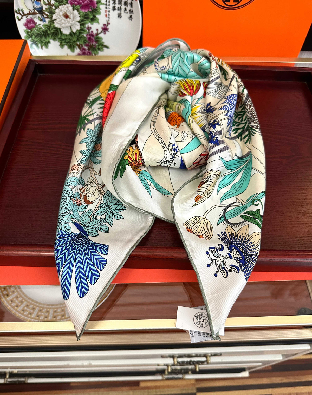 HM 26s Scarf 90 In Silk 427430