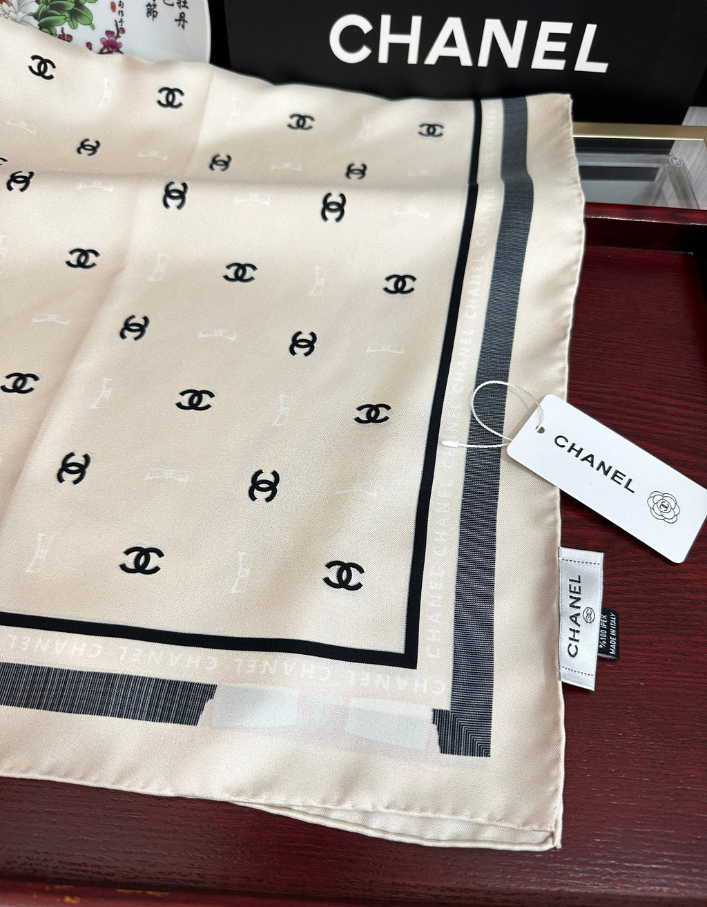 CC Scarf 90x90 Colorful Twill Silk 445035